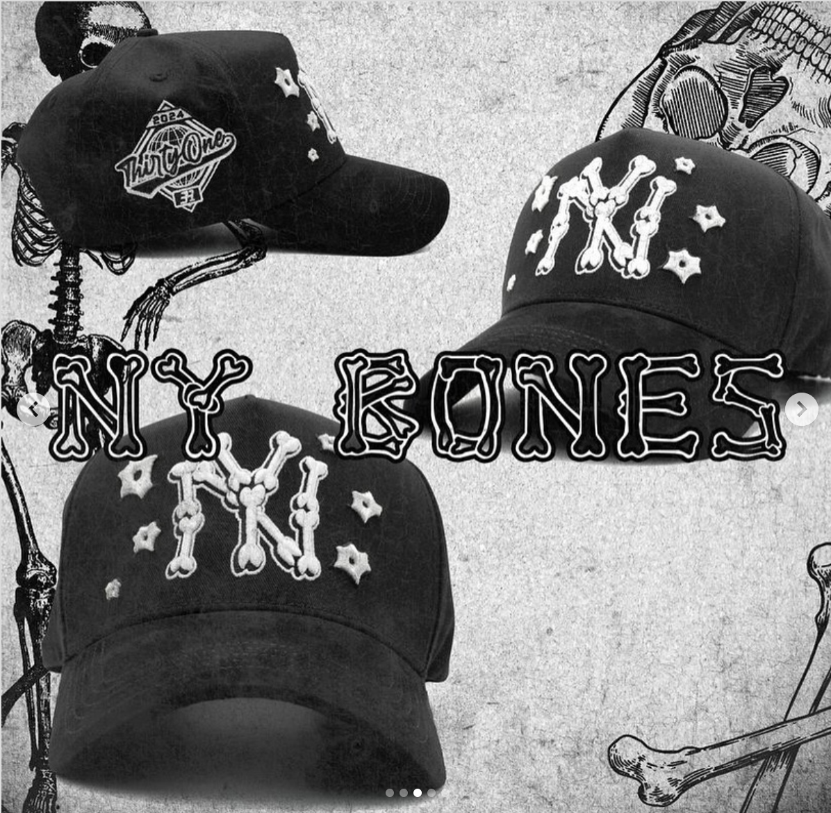 NY Bones - 31 Hats