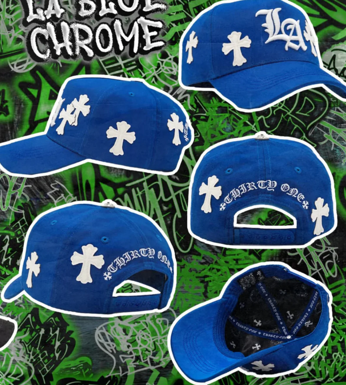 LA Blue Chrome - 31 Hats