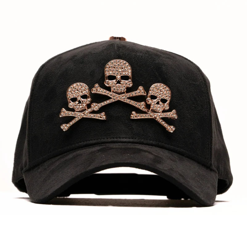 Rose Gold Skulls - Barbas Hats